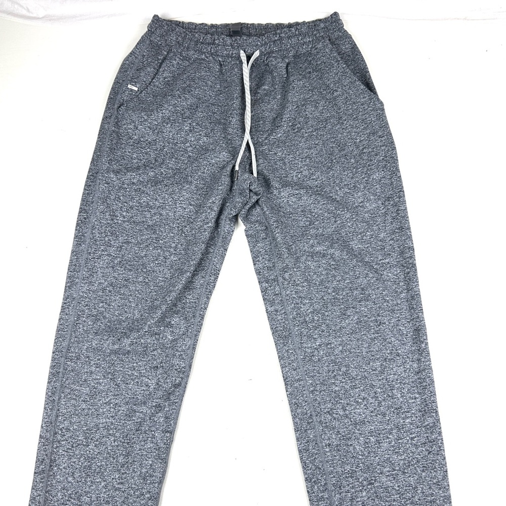 Vuori Ponto Performance Pant Size Medium Heather Gray Lounge Stretch V418